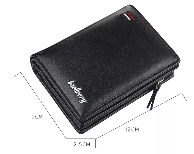 WA345 - Baellerry Zipper Men's Wallet