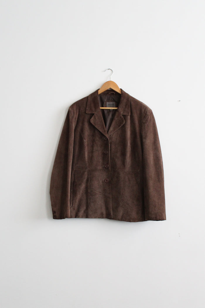 walnut suede jacket