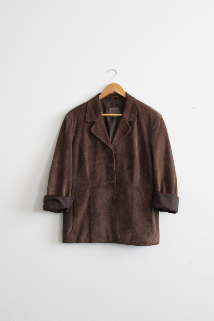 walnut suede jacket