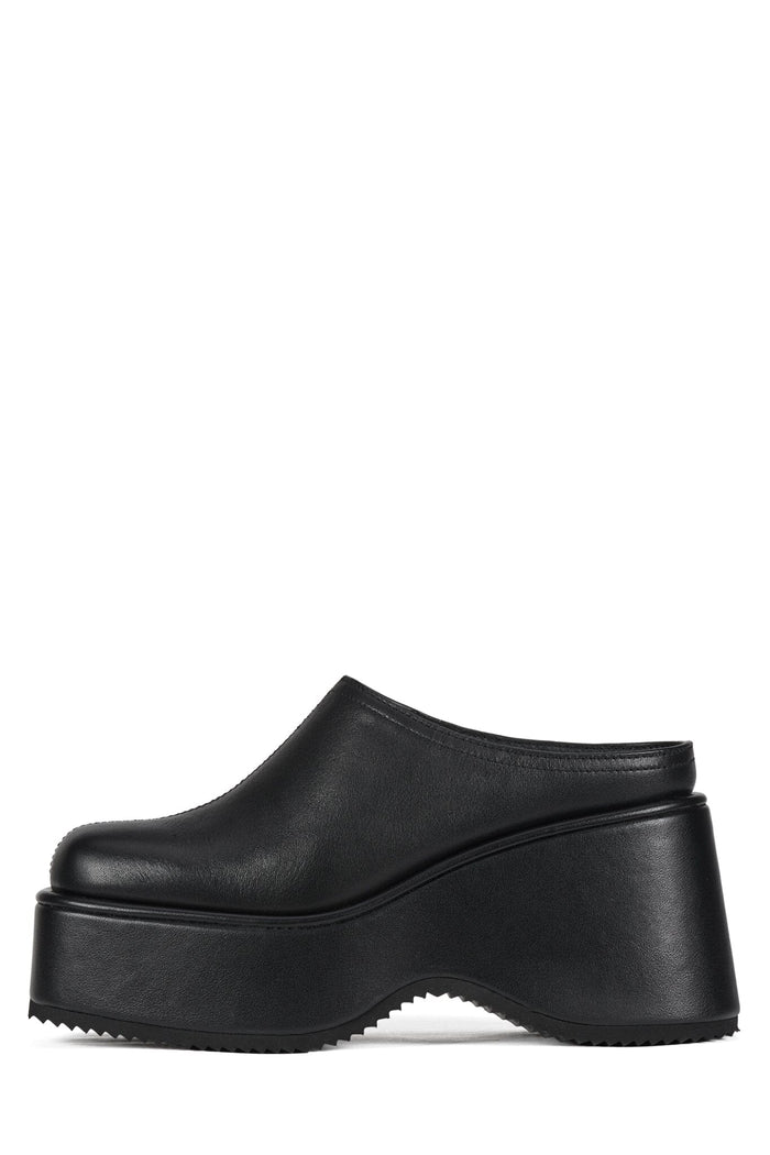WAVEFORM Jeffrey Campbell Platform Mule Black