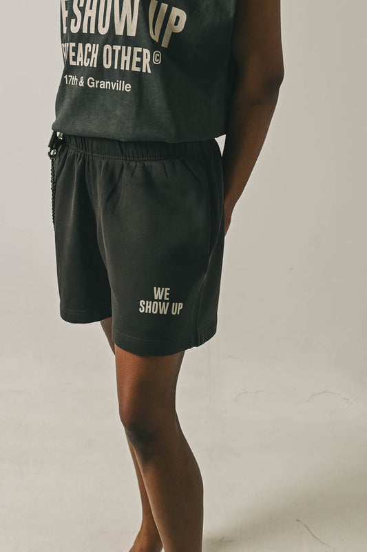 We Show Up Shorts by 17th and Granville