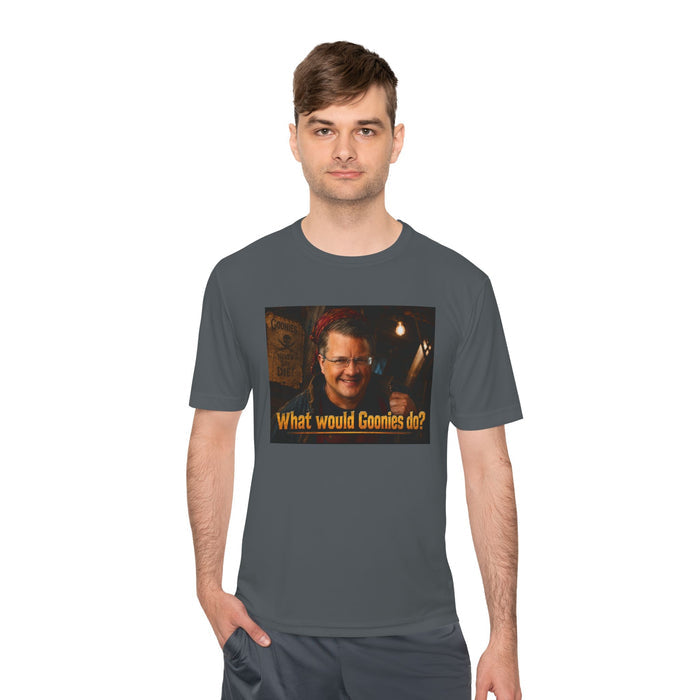 What Would Goonies Do? Tee — Retro Adventure Movie Quote Shirt