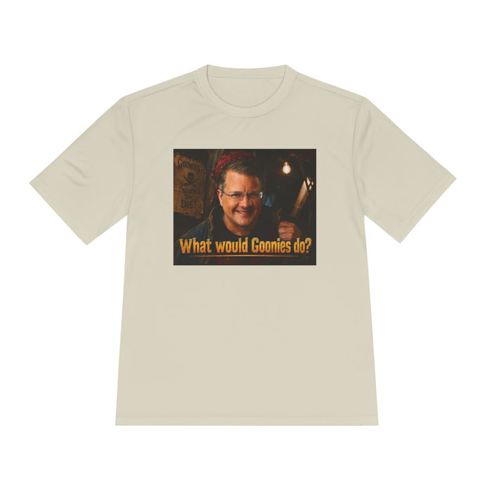 What Would Goonies Do? Tee — Retro Adventure Movie Quote Shirt