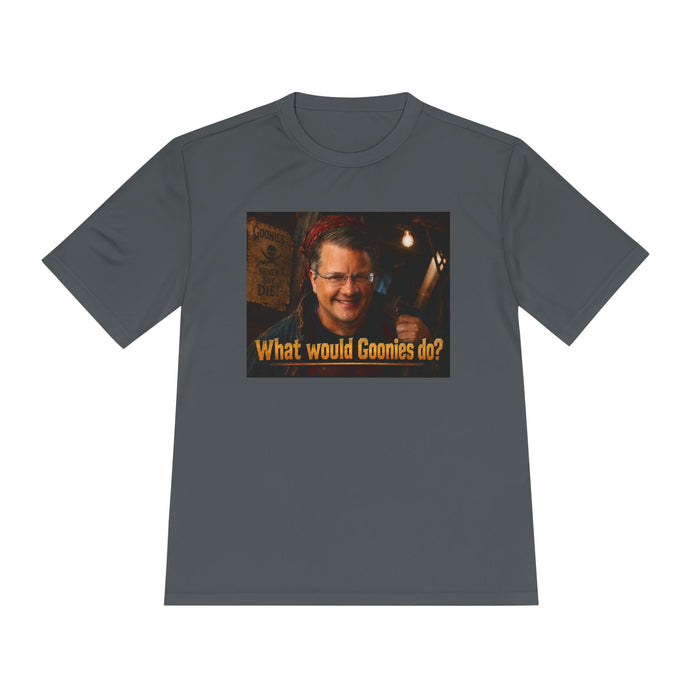 What Would Goonies Do? Tee — Retro Adventure Movie Quote Shirt