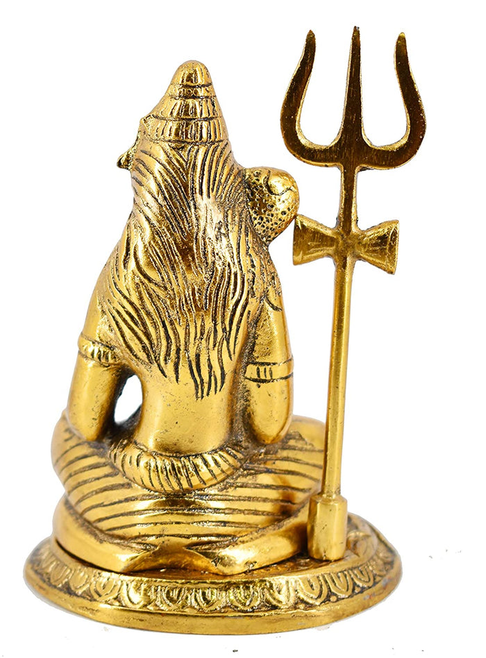 White Whale Lord Shiva/Lord Shivji/Lord Mahakal Statue Decorative showpiece