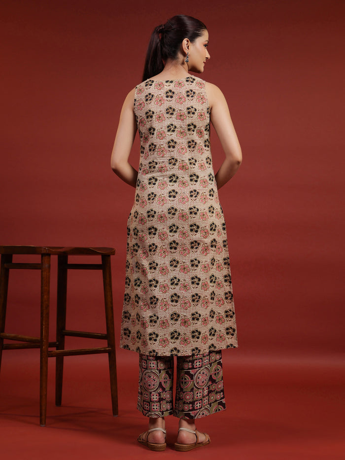 Women's Straight Kurta With Trousers