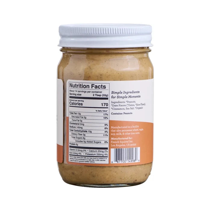WS Crunchy Date Peanut Butter