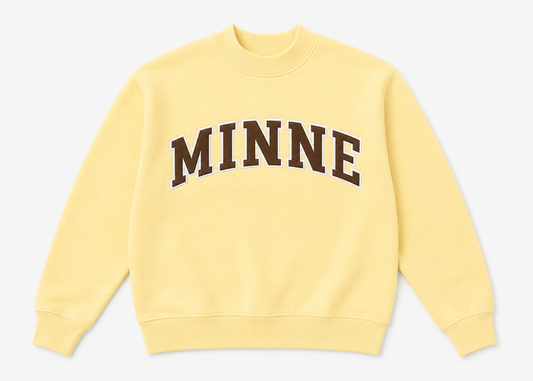 Yellow Minne Mock Neck