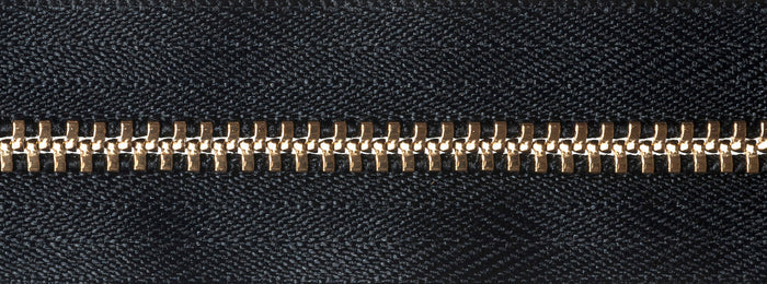 YKK Brass Jeans Zip: 18cm