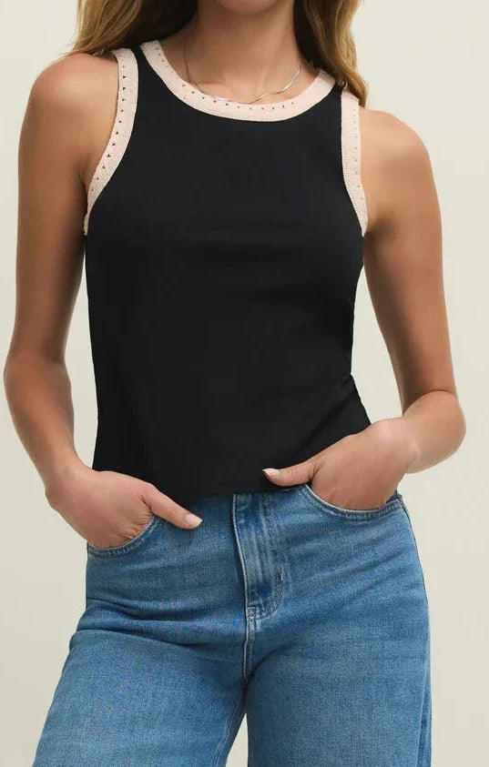 Z Supply | Clarke Rib Tank Black