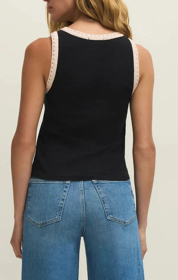 Z Supply | Clarke Rib Tank Black