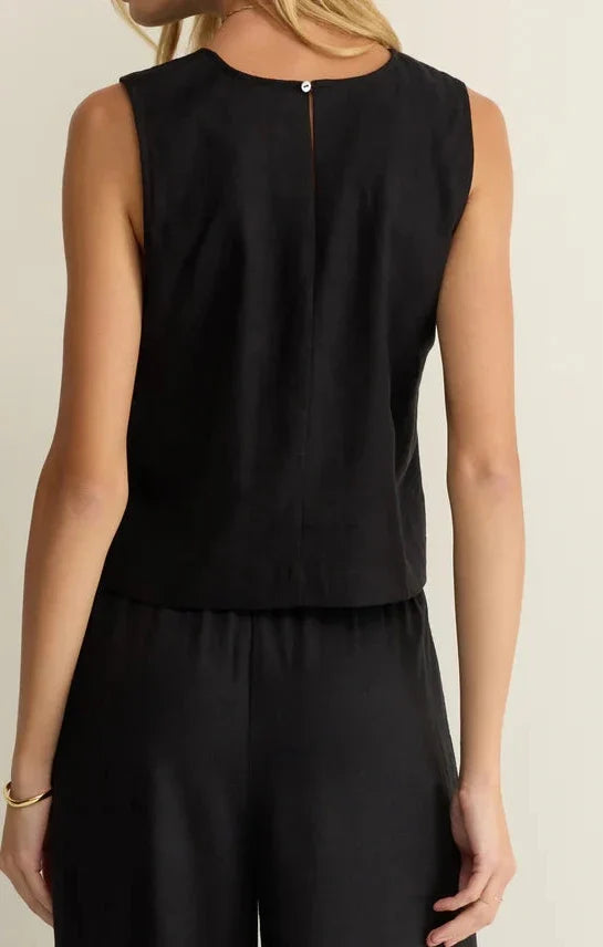 Z Supply | Sloane Linen Cropped Tank