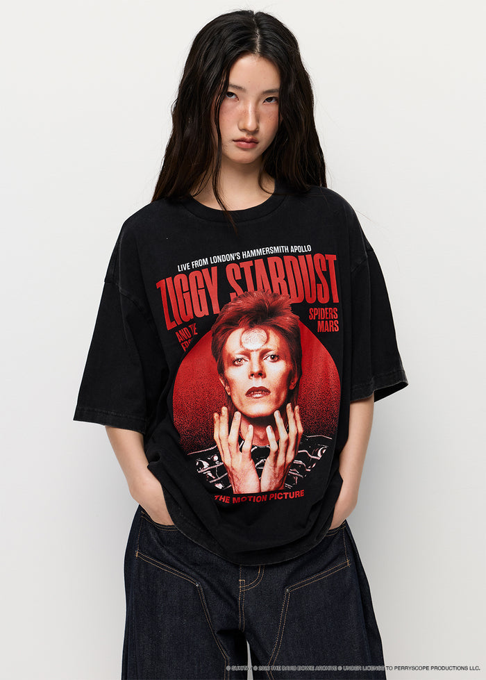 ZIGGY STARDUST GRAPHIC BAND TEE