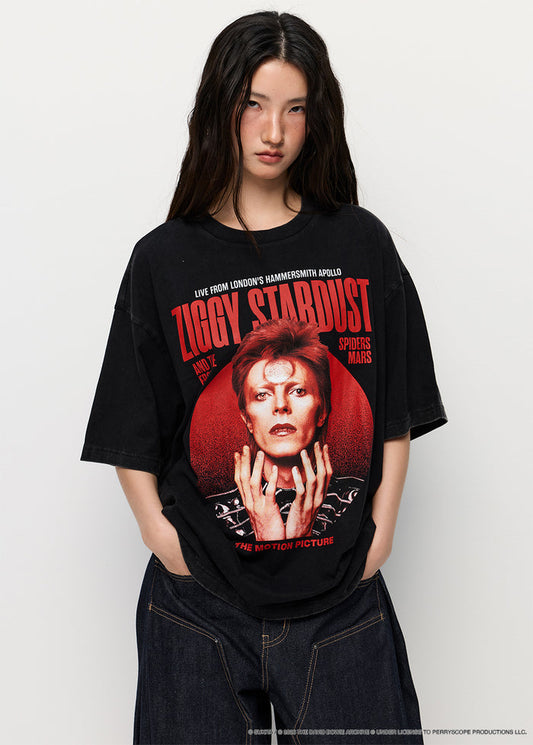 ZIGGY STARDUST GRAPHIC BAND TEE
